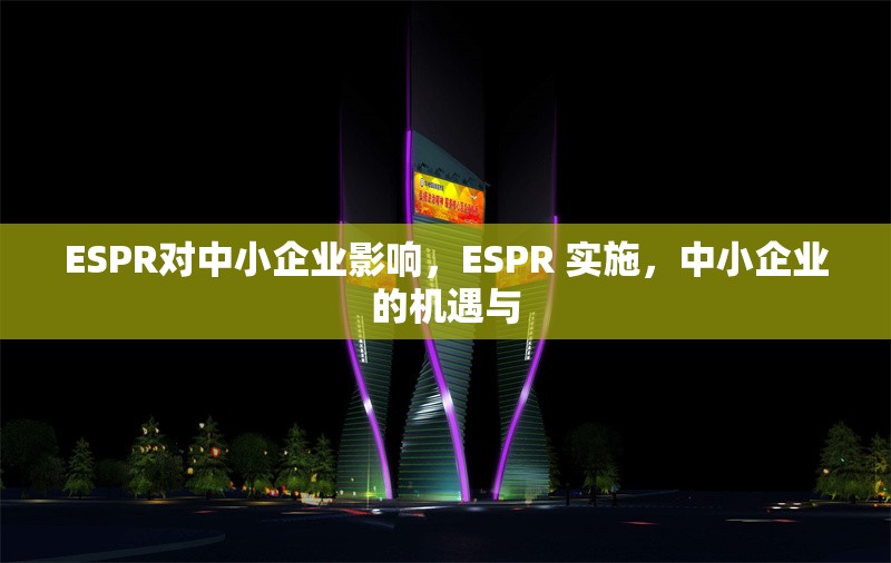 ESPR對中小企業(yè)影響，ESPR 實(shí)施，中小企業(yè)的機(jī)遇與
