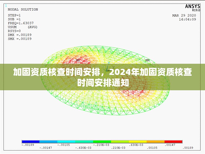 加固資質核查時間安排，2024年加固資質核查時間安排通知