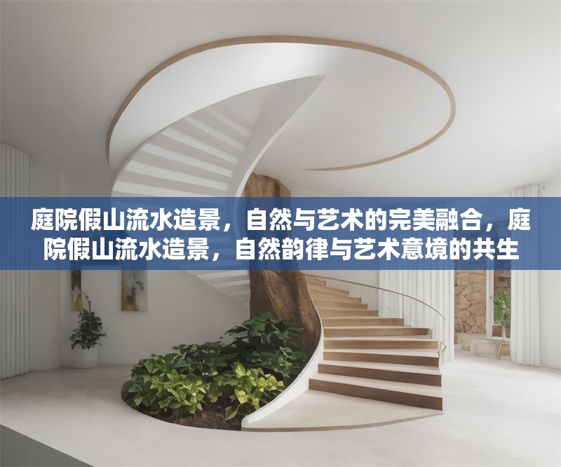 庭院假山流水造景，自然與藝術(shù)的完美融合，庭院假山流水造景，自然韻律與藝術(shù)意境的共生之美