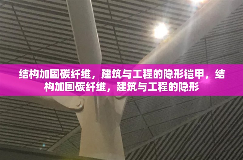 結(jié)構(gòu)加固碳纖維，建筑與工程的隱形鎧甲，結(jié)構(gòu)加固碳纖維，建筑與工程的隱形 行業(yè)新聞