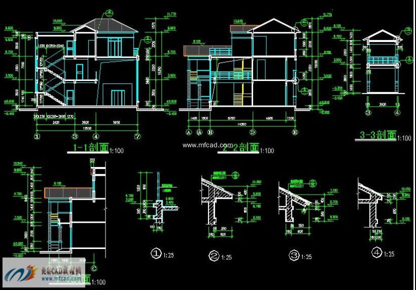 別墅結(jié)構(gòu)圖紙CAD教程，別墅結(jié)構(gòu)圖紙CAD繪制 行業(yè)新聞 第3張